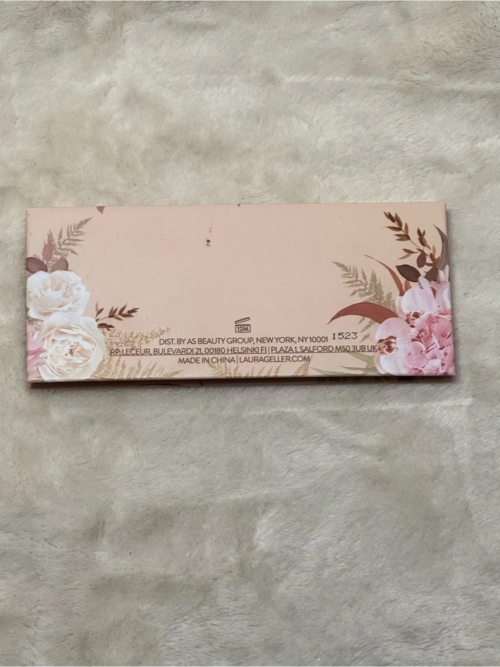 Laura Geller Pink Floral Soft Satins Eyeshadow & Highlighter Palette